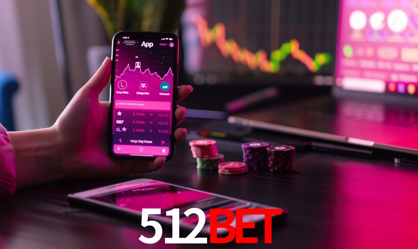 Comparação APP mobile vs versão web da 512bet